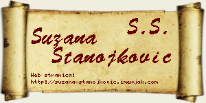 Suzana Stanojković vizit kartica